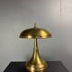 Midcentury Italian modernist brass dome mushroom table lamp, 1960s