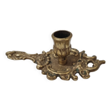 Hand candlestick, bronze, early 20th century