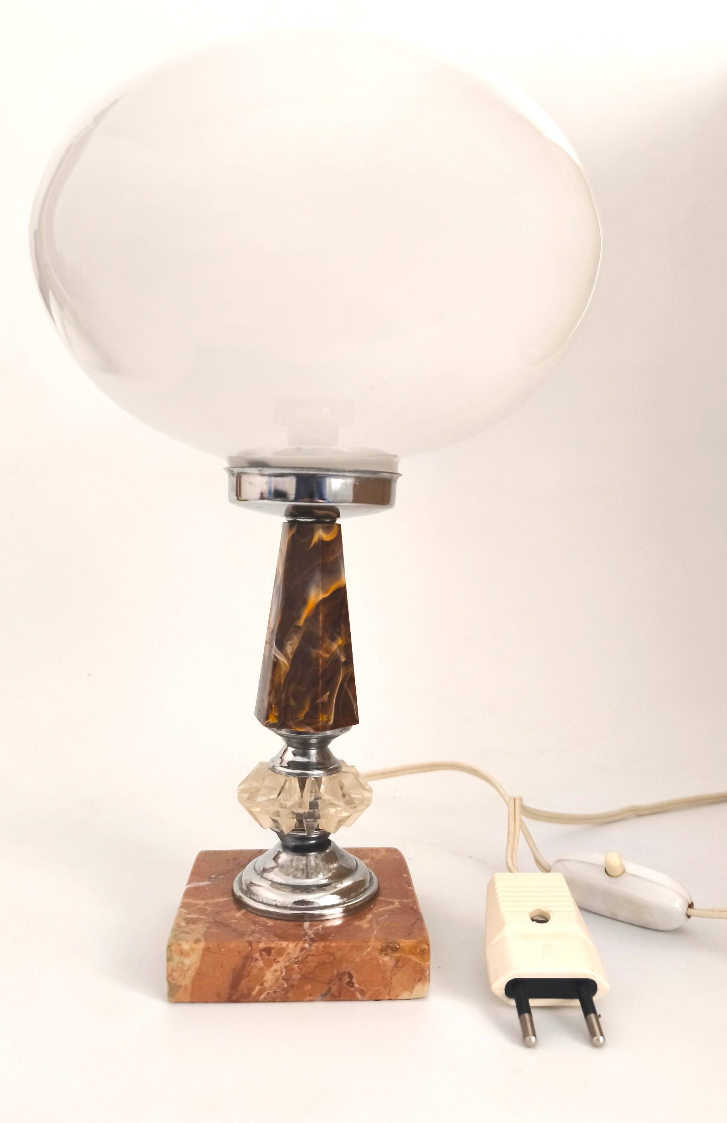 Lámpara francesa Art Deco Mid Century años 50