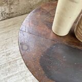19th century oak pedestal console