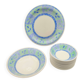 Churchill Staffordshire table service 14 pieces Verdigris model