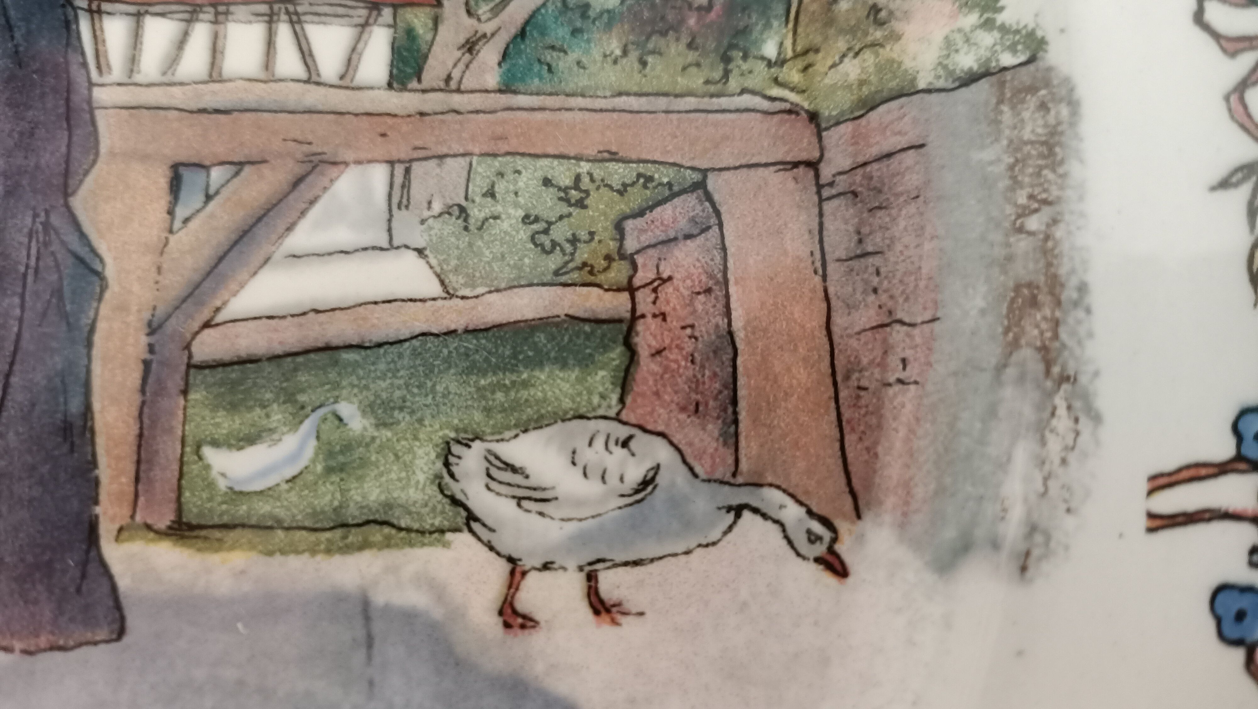 Plat Obernai faienceries sarteguemines