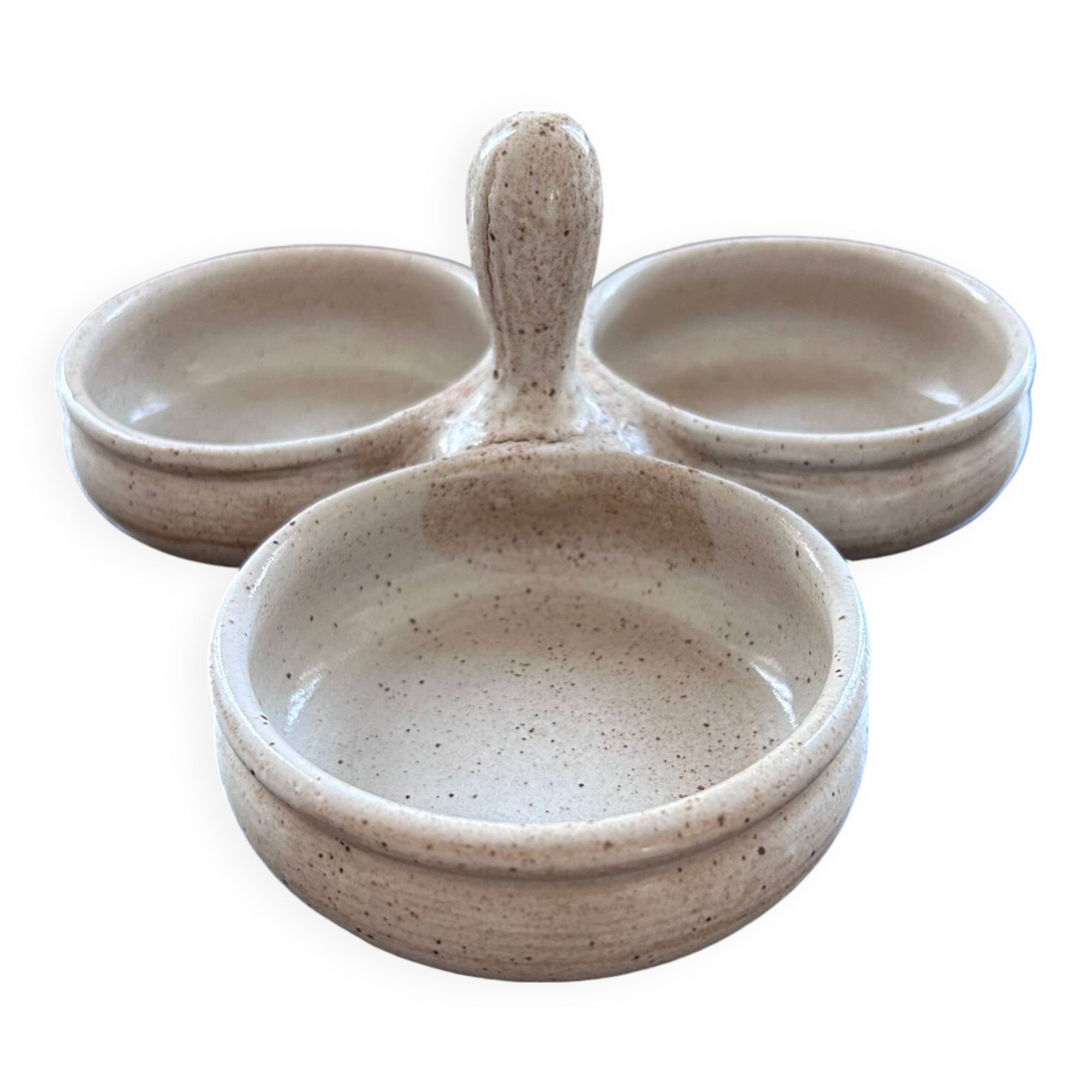 Beige stoneware servant