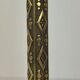 Gilt bronze candle holder