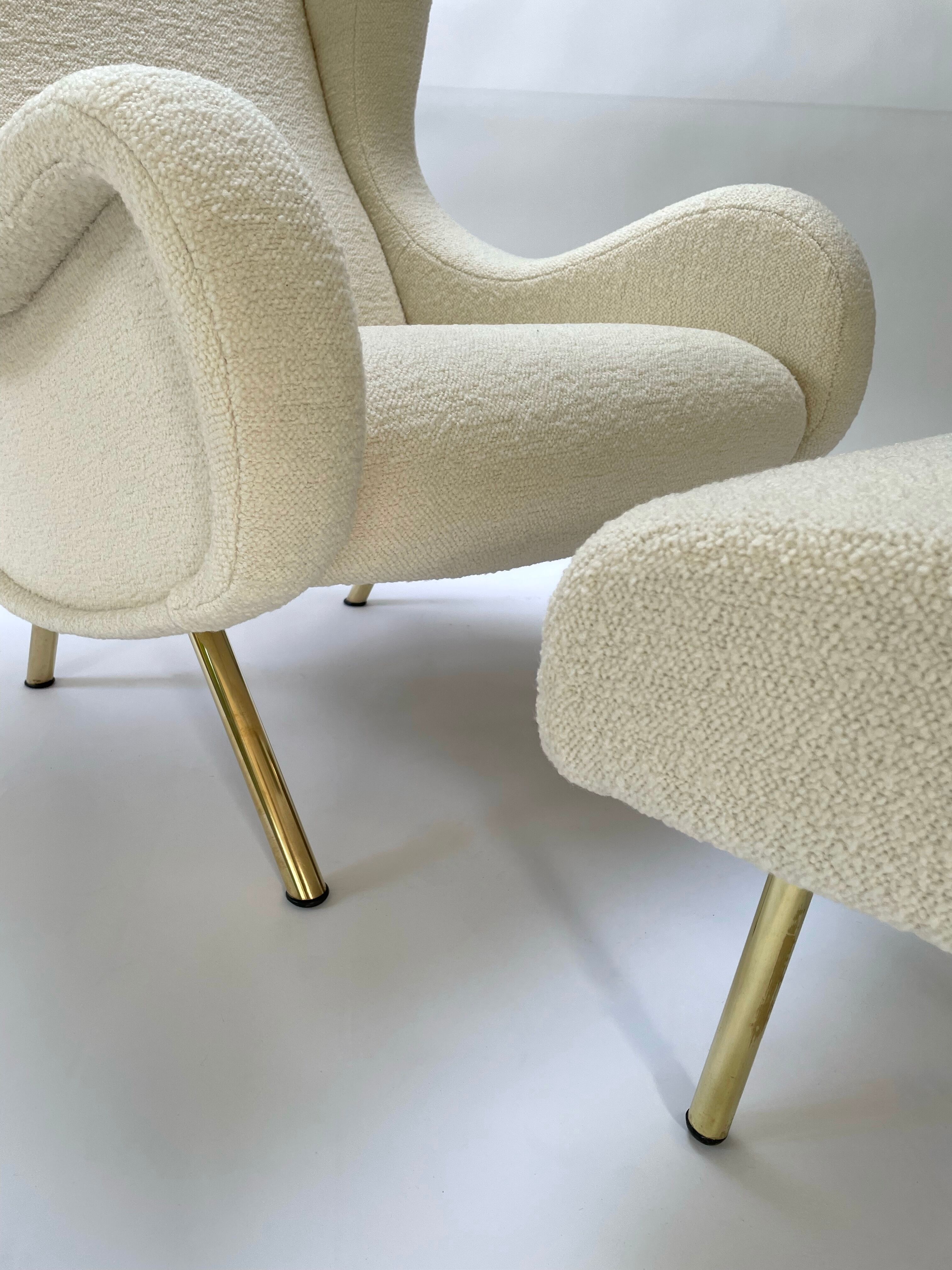 Senior armchair & ottoman by Marco Zanuzo ed. Arflex 1950