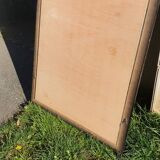 Mirror marquetry walnut bramble 73x104cm