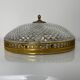 Ceiling lamp Metal gold globe glass decor