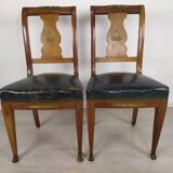 Empire-style desk and chairs