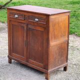 Parisian sideboard in solid oak and solid poplar early 20th century