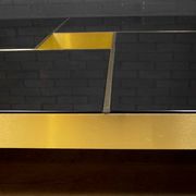 Mirror coffee table "Shilling" by Giovanni Ausenda & Guido Baldi Grossi, Italy 1970