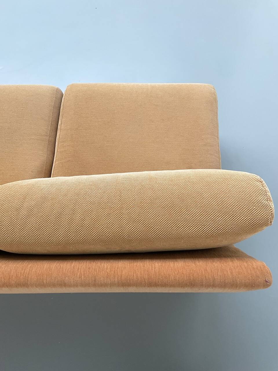 Jacques Charpentier 3-seater stainless steel sofa