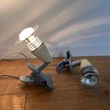 Set of massive vintage spotlights