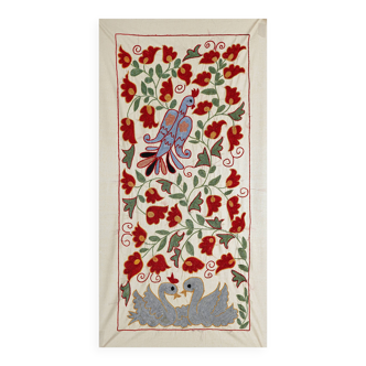 Vintage Turkish rug hand-knotted 50x92 cm