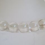 Vintage glass pendant lamp