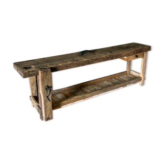 Old carpenter's workbench restored