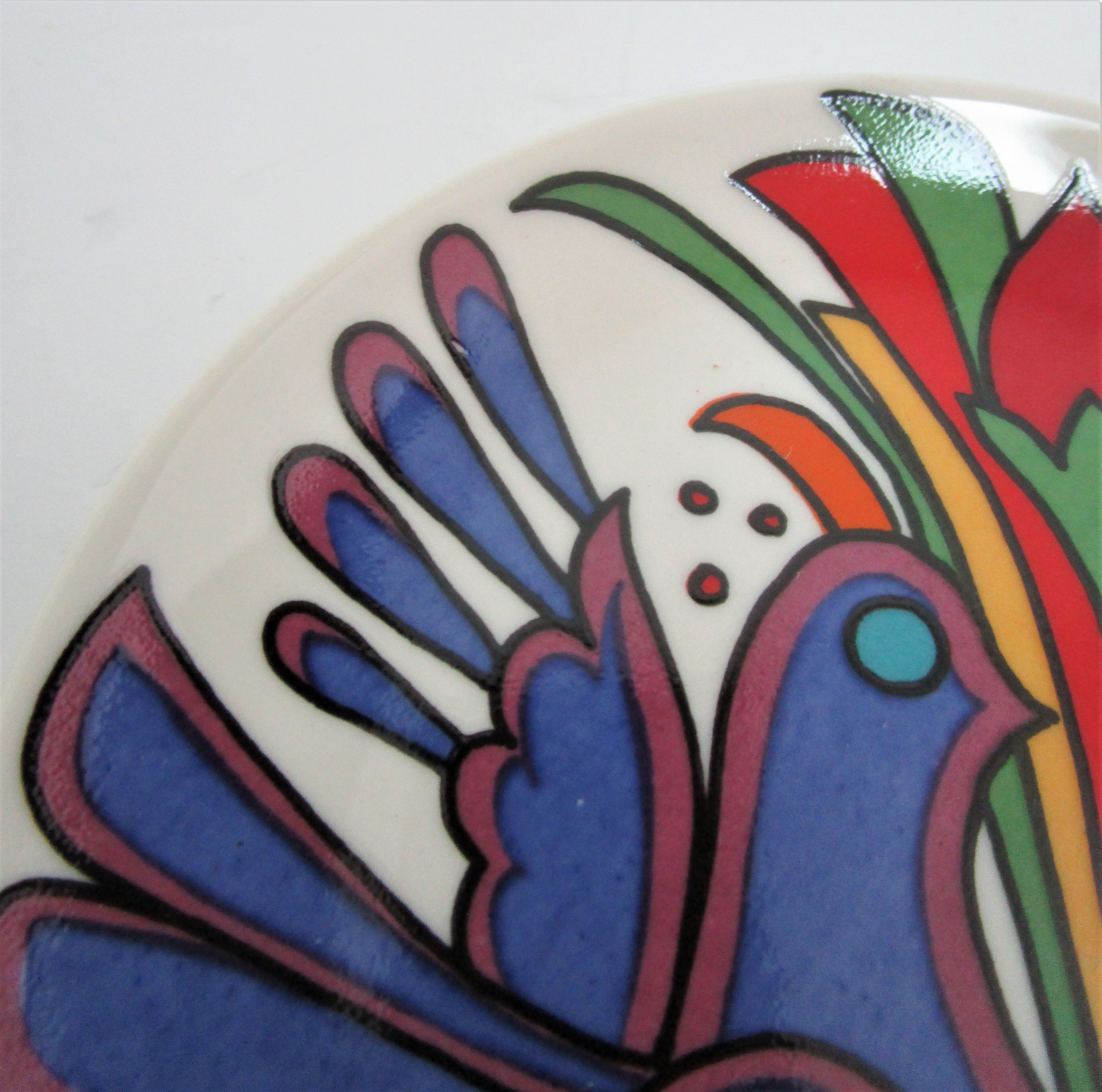 Six butter plates Acapulco Villeroy and Boch 70s