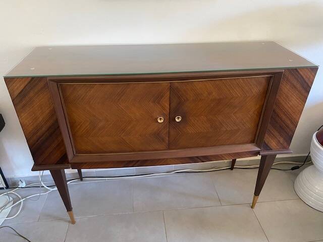 Vintage walnut console enfilade