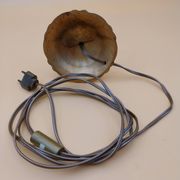 Art Deco lamp in brass and glass