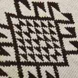 3x12 Rug For Hallway Brown Beige Turkish Runner Rug, 92x364Cm SK 18273