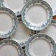 11 flat plates in iron earth "Argenton" Saint Amand early twentieth century