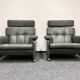 Design Mid-Century leatherette Armchairs by Arch. Spicka, around 1970s