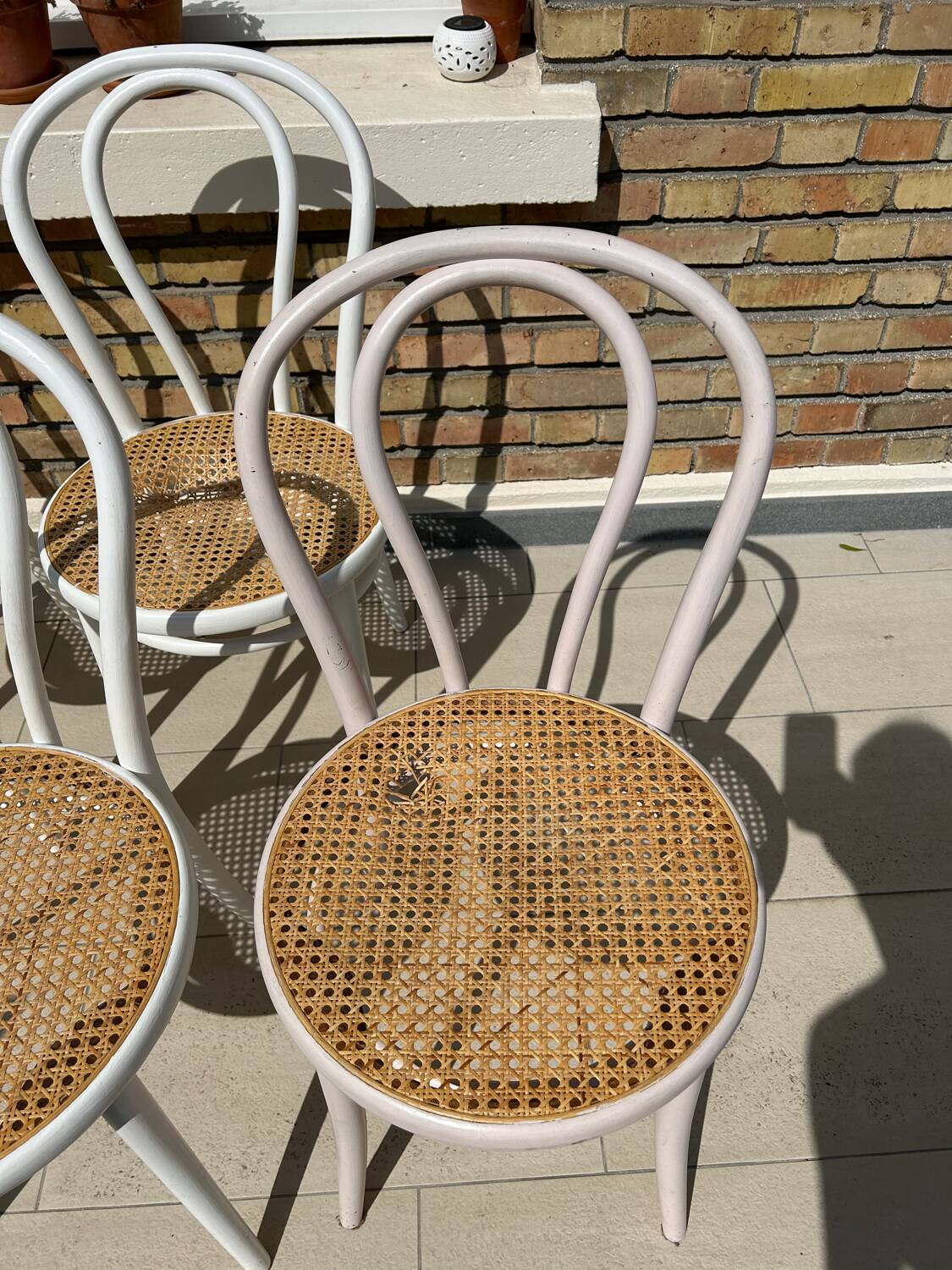 Set of 4 bistro chairs