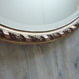 Miroir ovale Napoléon III 68x86cm
