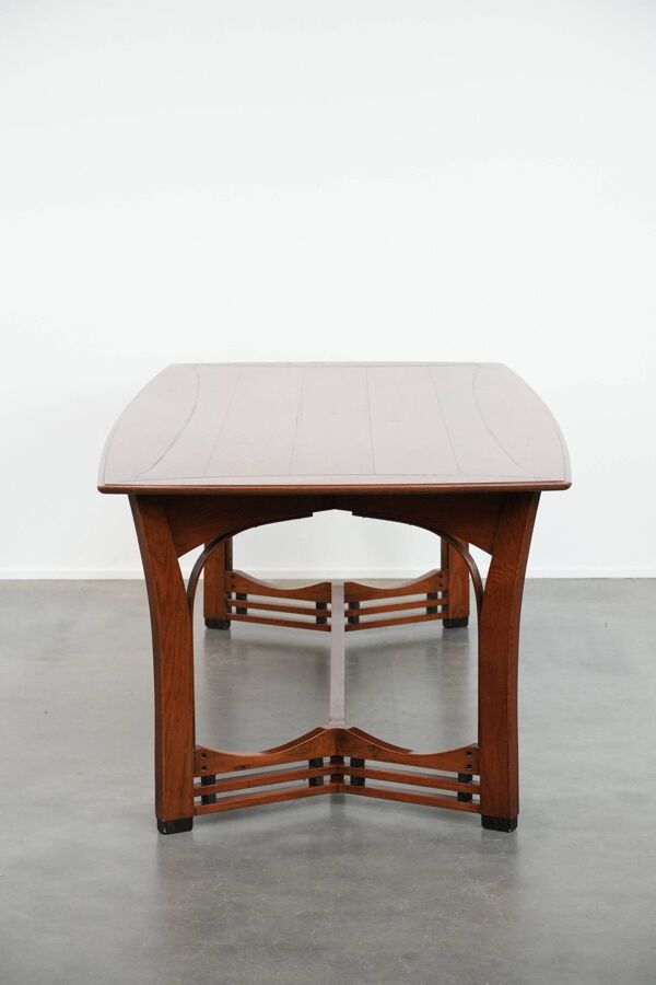 Table à manger de style Art Nouveau pour 4 à 6 personnes