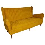 Midcentury Modern Living Room set in Velvet, Italy 1950