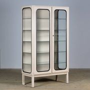 Vintage iron and glass medicine cabinet, 1970s