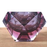 Large Sommerso diamond empty pocket Seguso 60s, 3.5 kilos