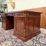 Classic English Chesterfield Partnerdesk Desk
