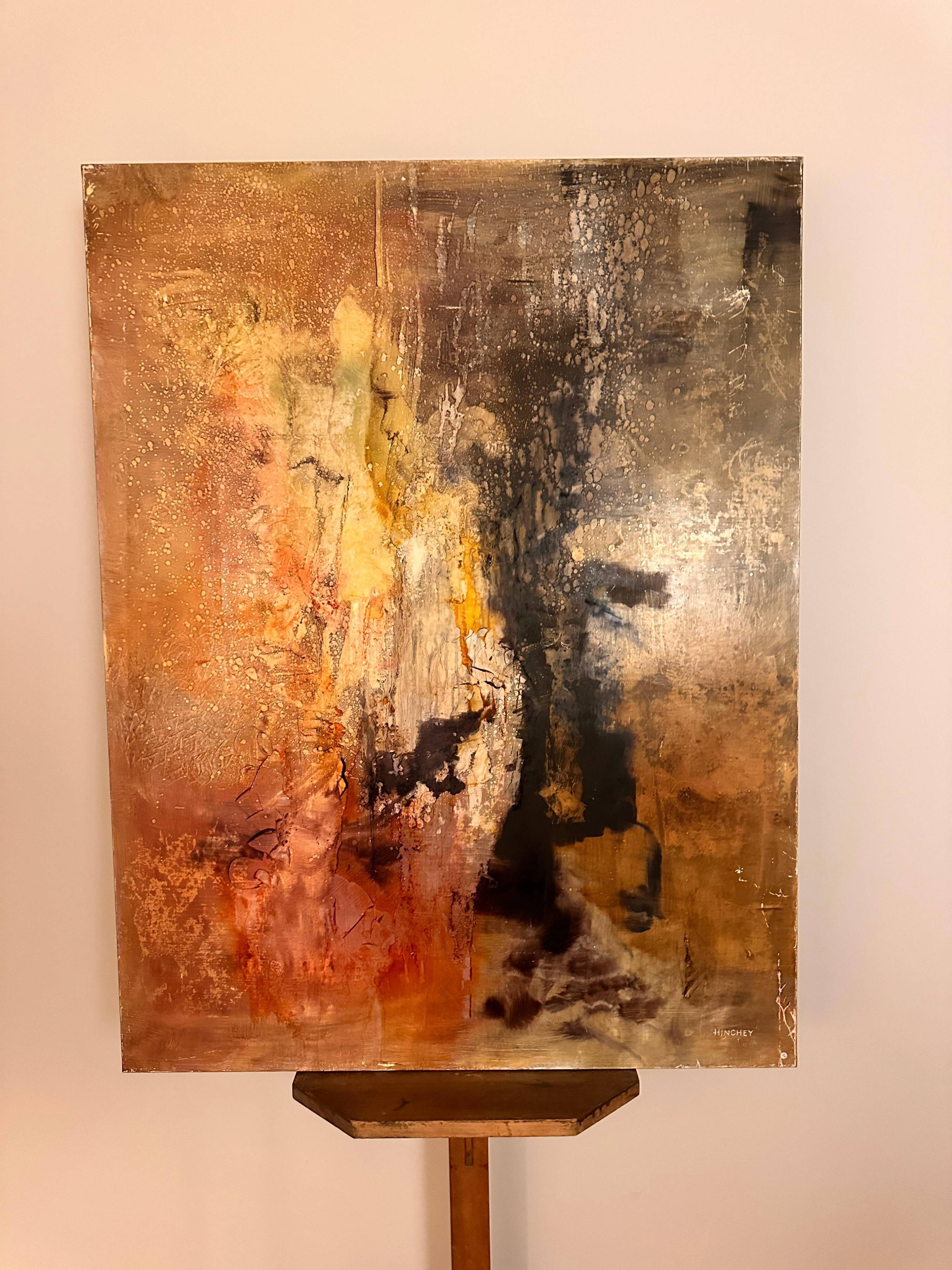 Titled “Foisonnement I”, this large-scale abstract composition by Walter Hinchey