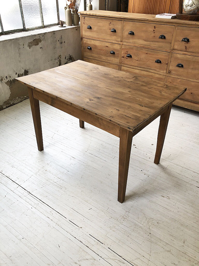 Pine and oak farm table