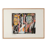 Jean-Michel Basquiat. Numbered colour silkscreen. 1990s.