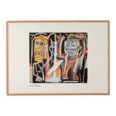 Jean-Michel Basquiat, numbered colour silkscreen, 1990s