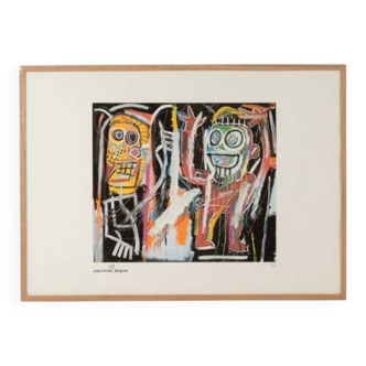 Jean-Michel Basquiat. Numbered colour silkscreen. 1990s.
