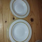 set of antique porcelain tableware from Austria – gilding –