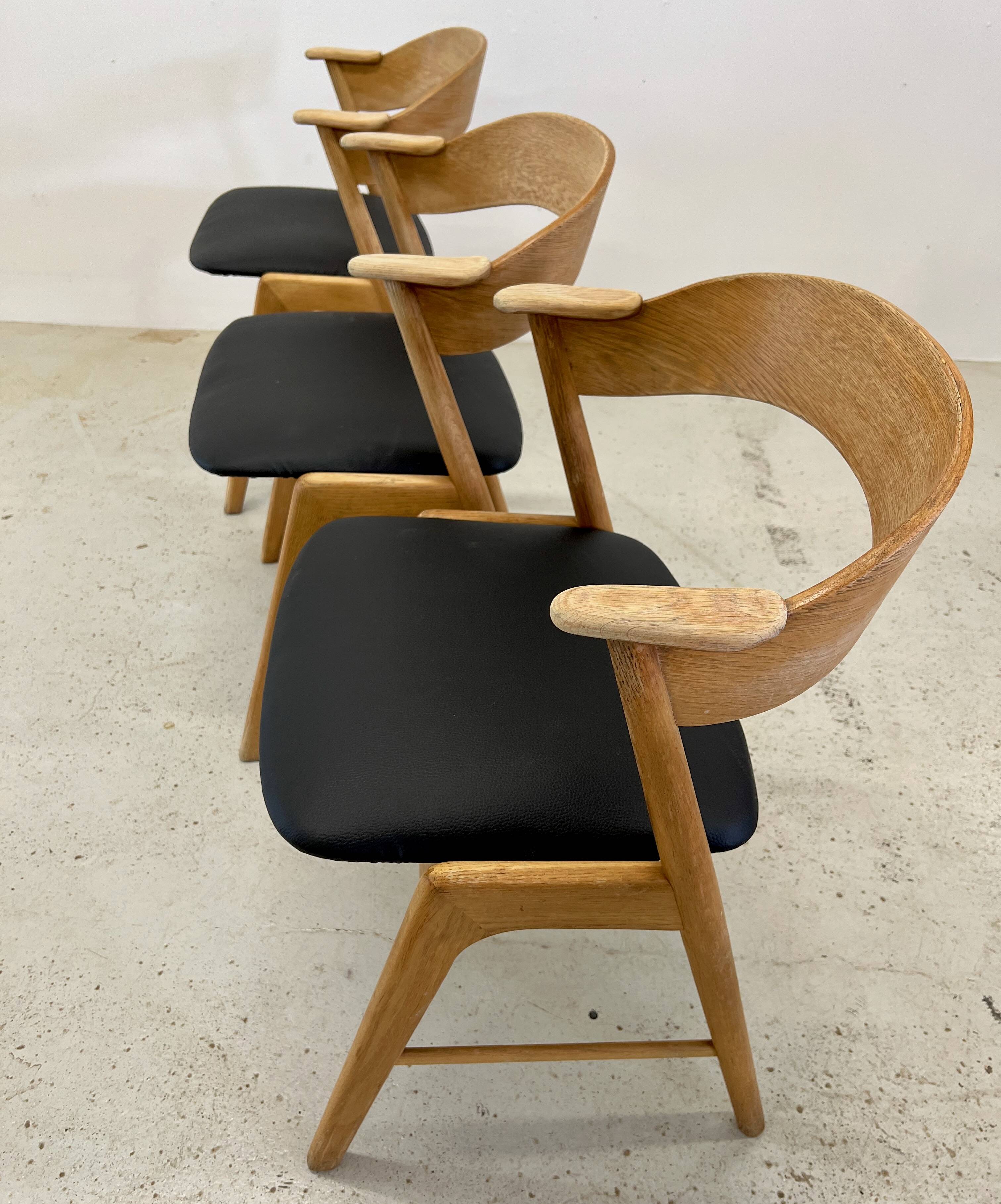 Kai Kristiansen Model 32 Dining Chairs, Korup Møbelfabrik.