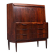Bureau secrétaire Erling Torvits en palissandre Klim Mobelfabrik Danemark 1960
