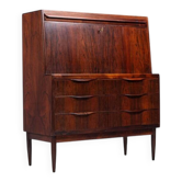 Bureau secrétaire Erling Torvits en palissandre Klim Mobelfabrik Danemark 1960