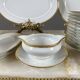 Limoges porcelain table service Jammey-Seignolles, Montreuil model, 30 pieces.