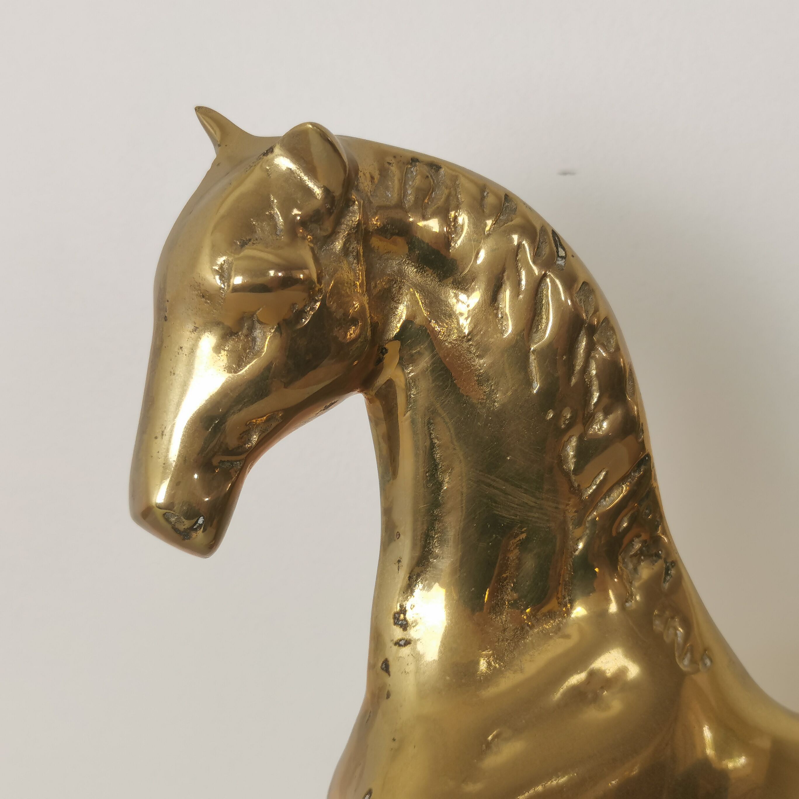 Brass horse