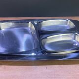 Plateau apéritif en inox