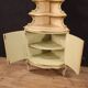 Corner cabinet in lacquered, gilded and painted wood from the 20th century