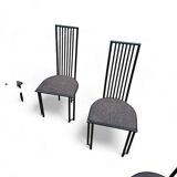 Postmodern Italy dining chairs 1980s