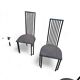 Postmodern Italy dining chairs 1980s
