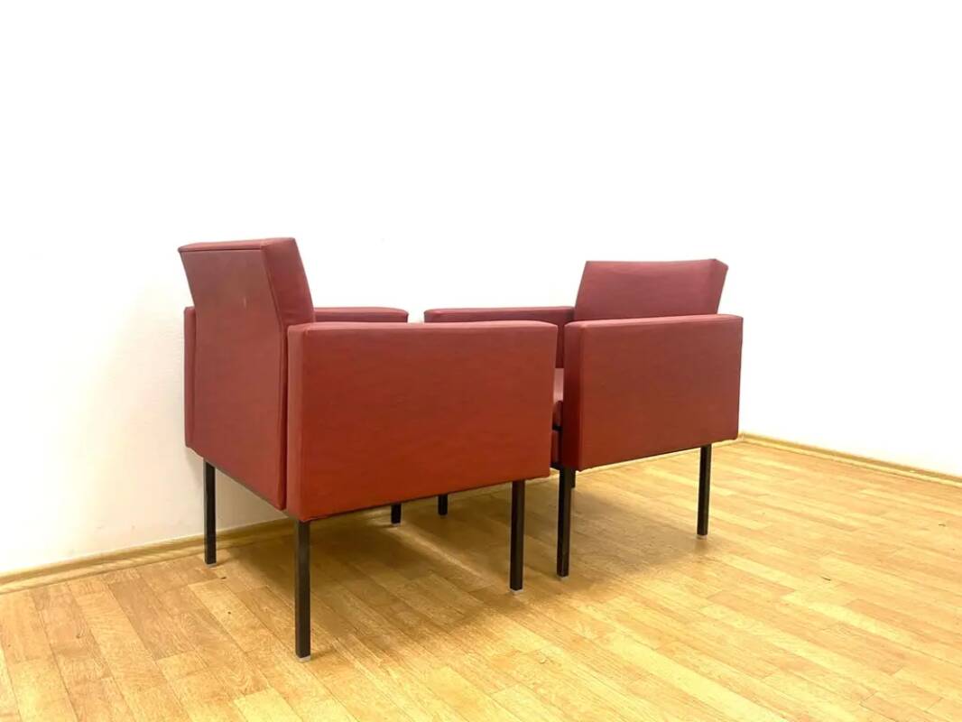 Pair of Retro Industrial Armchairs, 1970s, Czechoslovakia