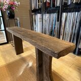 Console chêne massif ancien centenaire