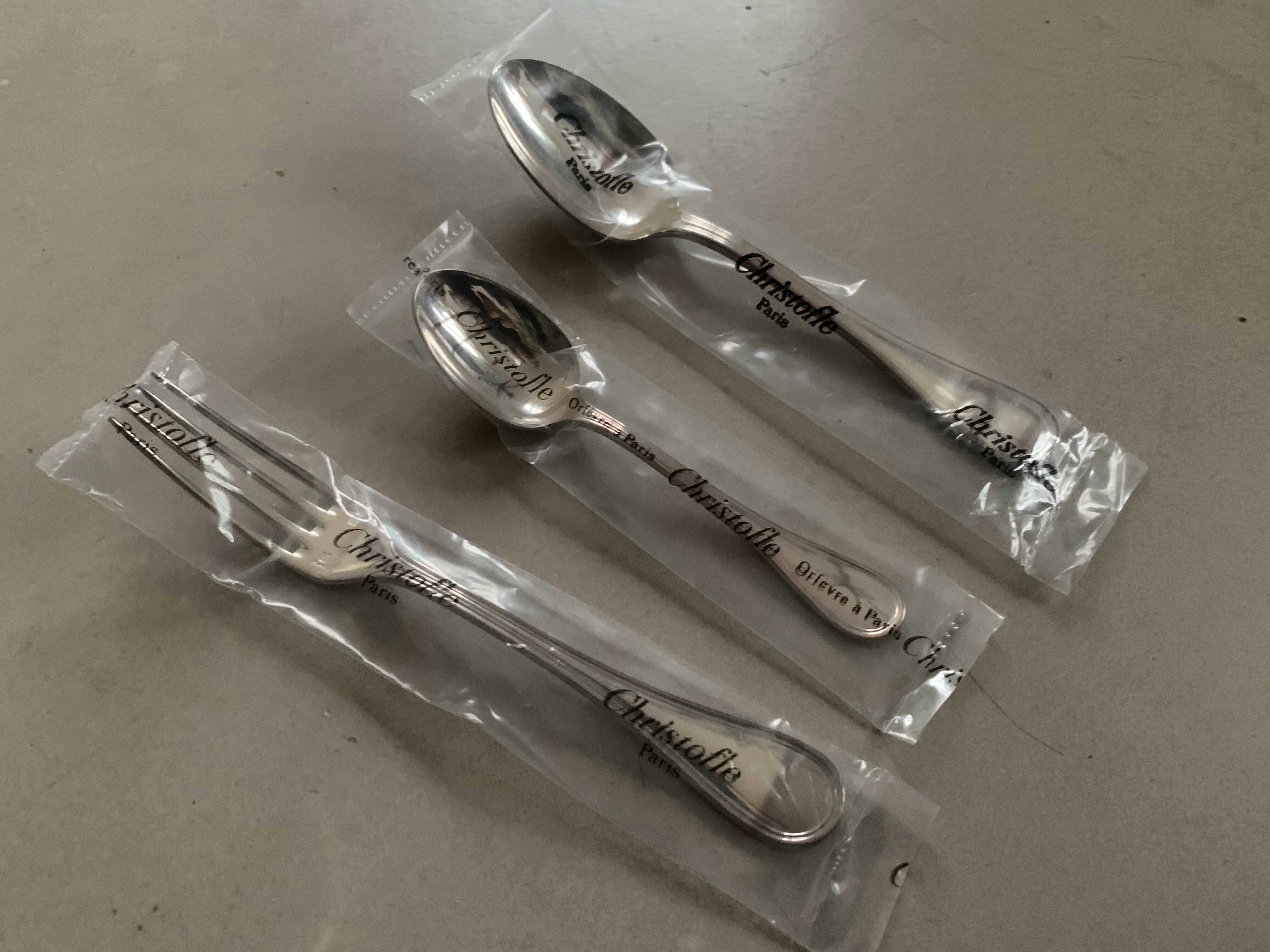 Set 3 cutlery children Albi Christofle